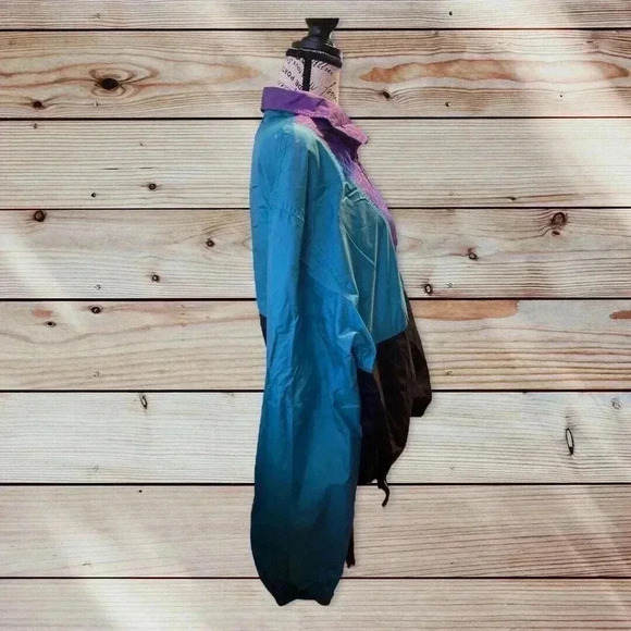 HIND SIZE LARGE BLUE AND PURPLE WIND JACKET - Picture 4 of 4